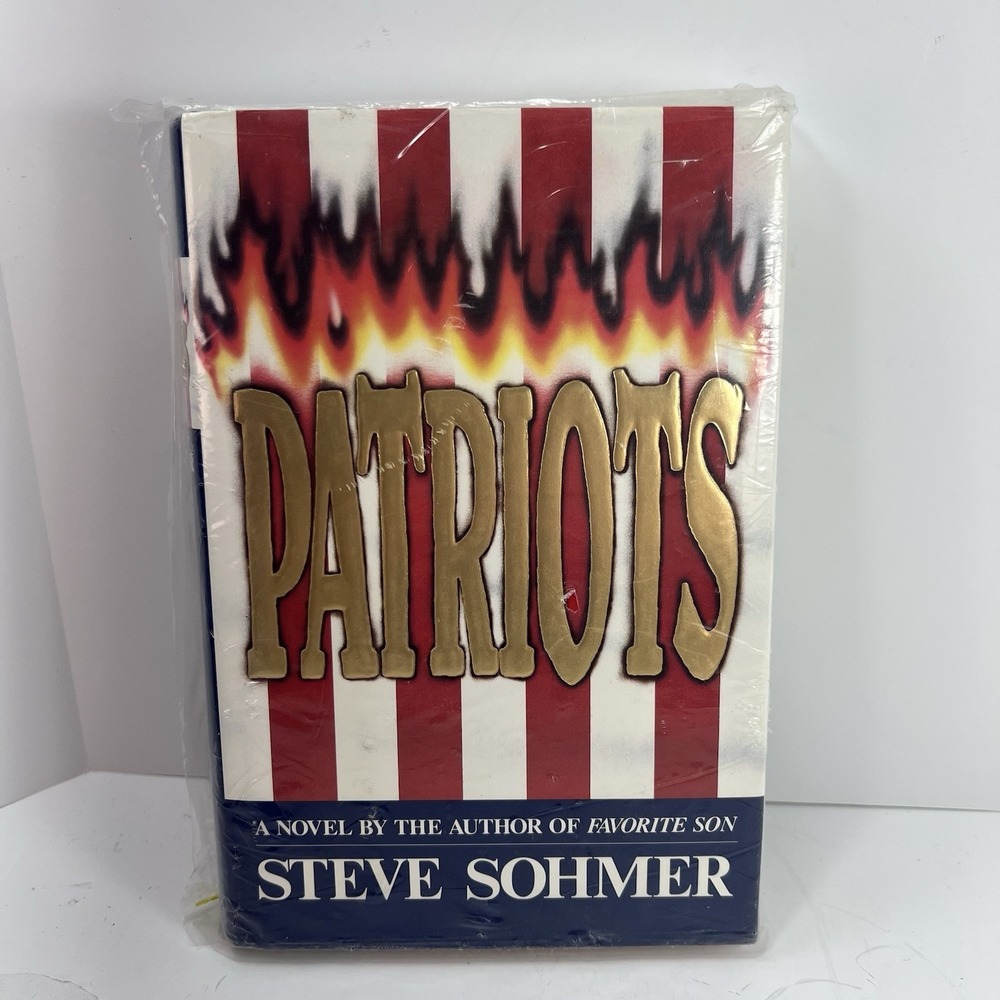 Random House Patriots Novel Hardcover Steve Sohmer Red White Blue Sealed